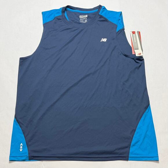 New Balance Other - NEW Men's New Balance Sleeveless Blue shirt size XL